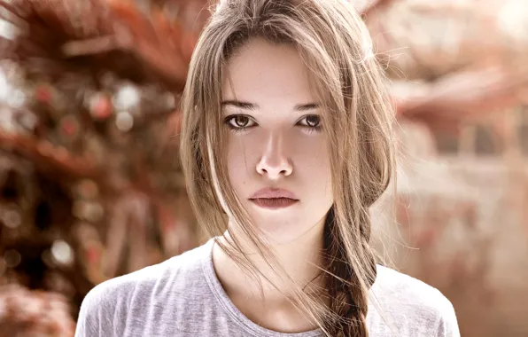 Взгляд, девушка, губы