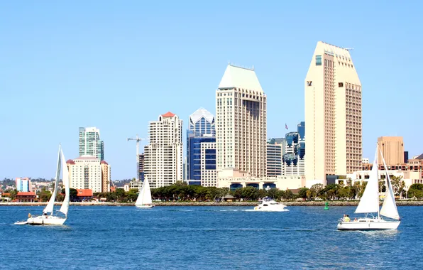 City, город, Калифорния, USA, США, California, San Diego, Сан Диего