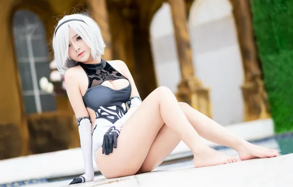 Cosplay, Nier Automata, Yorha No.2, mimi chan