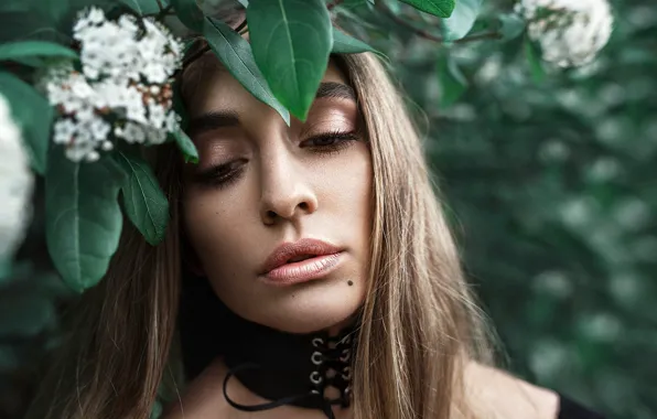 Девушка, природа, портрет, Hypnosis, Barbara Blanca