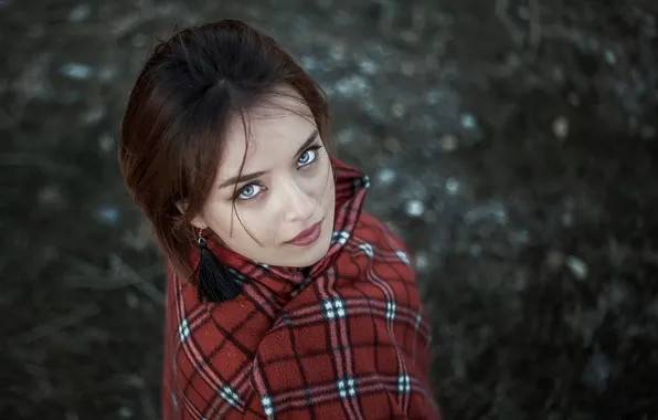 Взгляд, девушка, портрет