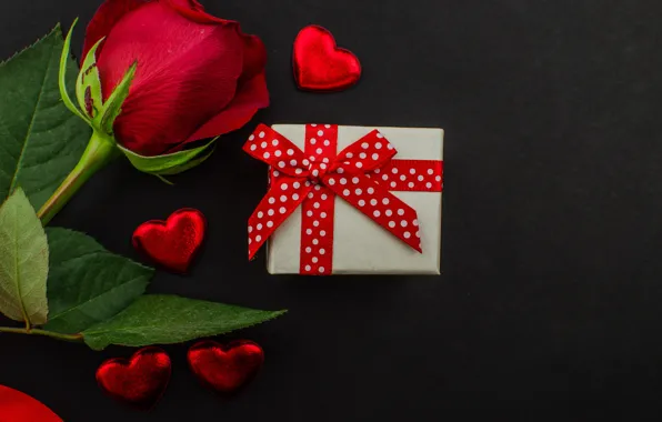 Картинка подарок, шоколад, розы, конфеты, сердечки, красные, red, love