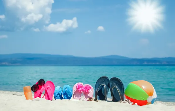 Песок, пляж, лето, отдых, очки, summer, beach, каникулы