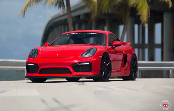 Картинка Porsche, Forged, cayman, Vossen, GT4, VPS-315