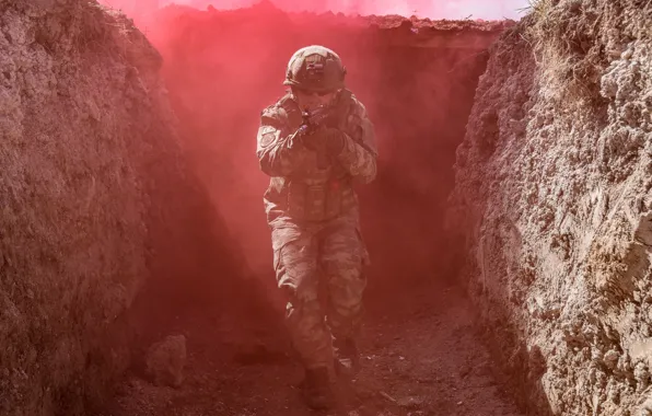 Soldier, weapon, special forces, turkish