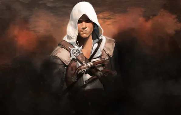 Картинка пират, ассасин, Эдвард Кенуэй, Assassin's Creed IV: Black Flag