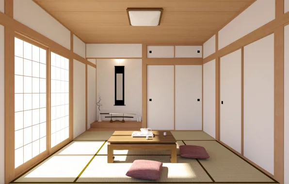House, japan, table