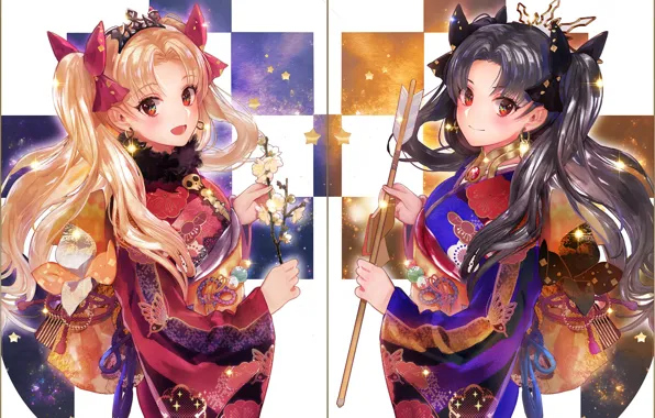 Девушки, аниме, арт, Fate Grand order