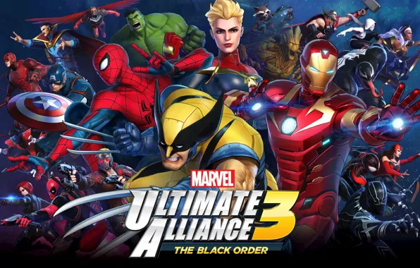 Картинка Team Ninja, Nintendo Switch, Marvel Ultimate Alliance 3: The Black Order