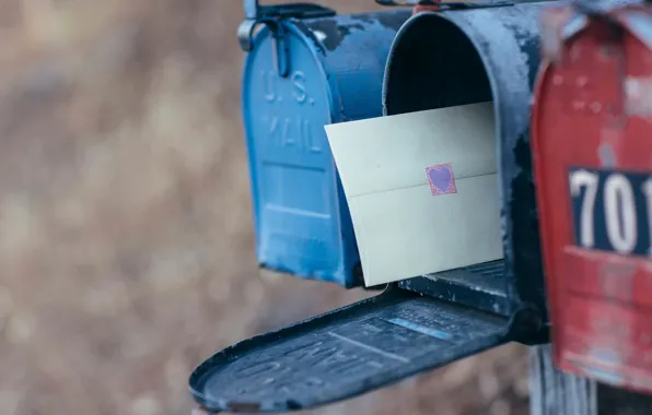 Письмо, послание, почтовый ящик