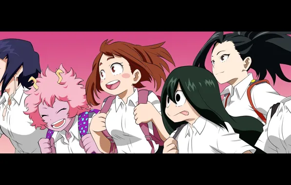 Girls, anime, hero, manga, yuusha, seifuku, super hero, japonese