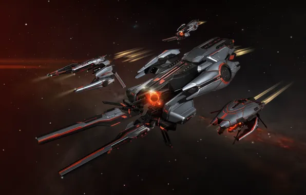 Туманность, Космос, space, космический корабль, eve online, space ship, космоопера