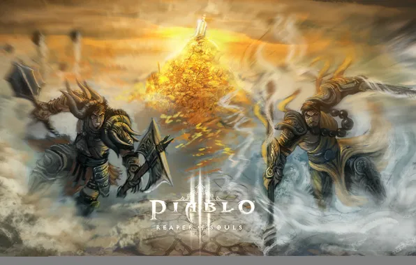 Diablo 3, monk, barbarian, Diablo III: Reaper of Souls, reaper of souls