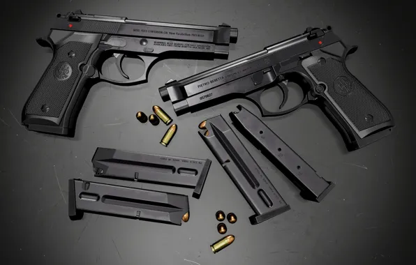 Италия, Самозарядный пистолет, Beretta 92FS