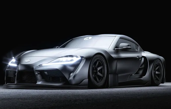 Авто, Машина, Свет, Серый, Toyota, Car, Supra, Спорткар