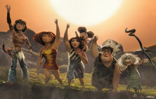Animated film, The Croods, animated movie, family, The Croods 2