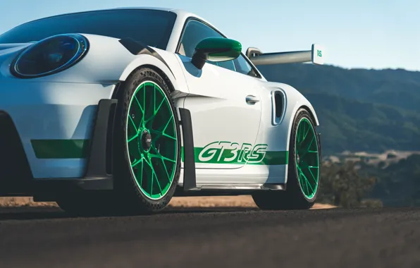 Картинка supercar, close-up, Porsche 911 GT3 RS, Tribute to Carrera RS