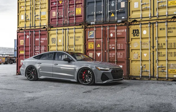 Audi, Sportback, VAG, RS7, Nardo Gray