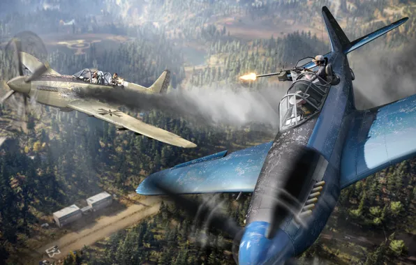 Перестрелка, самолёты, 2018, Ubisoft Montreal, Far Cry 5