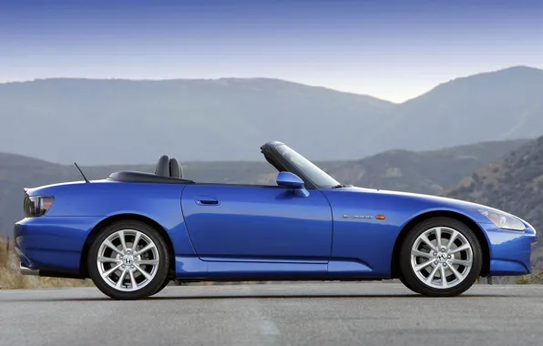 Горы, кабриолет, Honda, S2000