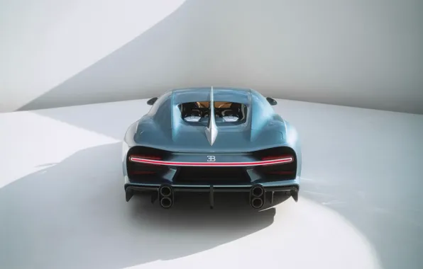 Картинка Bugatti, rear view, Chiron, Bugatti Chiron Super Sport "57 One of One"