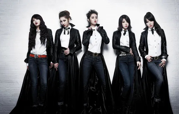 Музыка, девушки, азиатки, Южная Корея, k-pop, 4Minute, Kim Hyuna, Ким Хёна