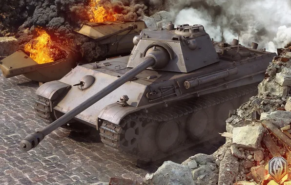 Картинка танк, танки, Germany, WoT, Мир танков, Panther, tank, World of Tanks