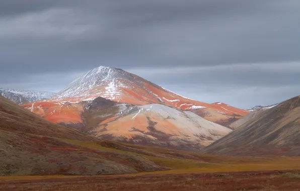 Mountains, stones, reddish