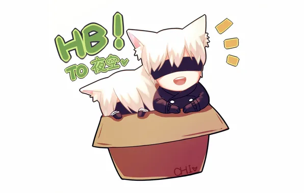 Коробка, малыши, Nier Automata
