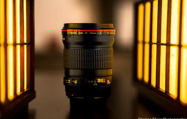 Картинка свет, объектив, Canon 135mm f2
