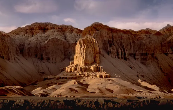 Desert, beautiful, rocks, dry, erosion