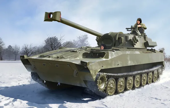 САО, Хоста, российское 120-мм самоходное артиллерийское орудие, 2С34