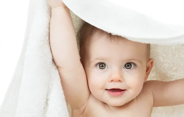 Взгляд, ребенок, малыш, младенец, child, kid, Face, Glance