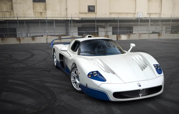 Maserati, Blue, White, 2005, MC12