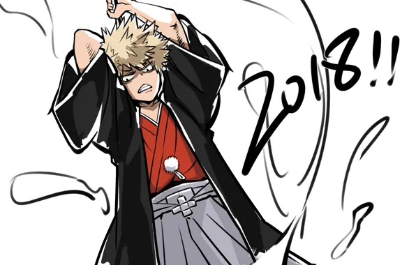 Парни, замах, My Hero Academia, Boku No Hero Academia, Моя Геройская Академия, Бакуго Катсуки