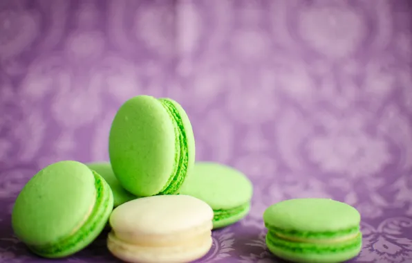 Печенье, выпечка, сладкое, macaron, миндальное
