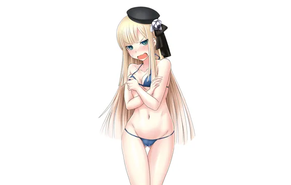Girl, sexy, cleavage, long hair, boobs, anime, beautiful, pretty