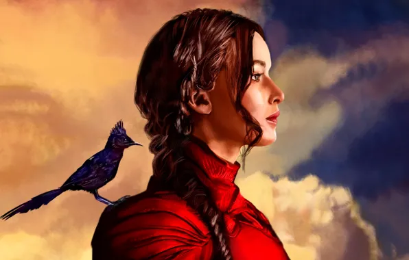 Арт, Jennifer Lawrence, The Hunger Games: Mockingjay, Голодные игры: Сойка-пересмешница