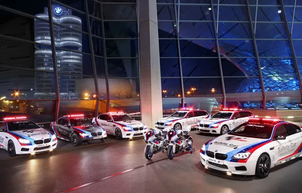 Картинка BMW, Light, Glow, Gran Coupe, White, Tuning, Sedan, Safety Car