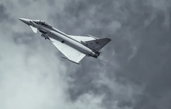 Картинка полет, истребитель, многоцелевой, Eurofighter Typhoon