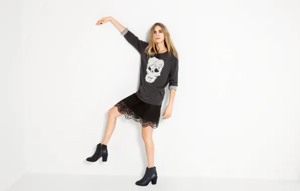 Картинка поза, модель, Cara Delevingne