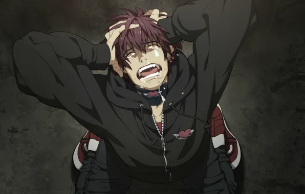 Отчаяние, слезы, ужас, art, сопли, Mizuki, DRAMAtical murder, схрах