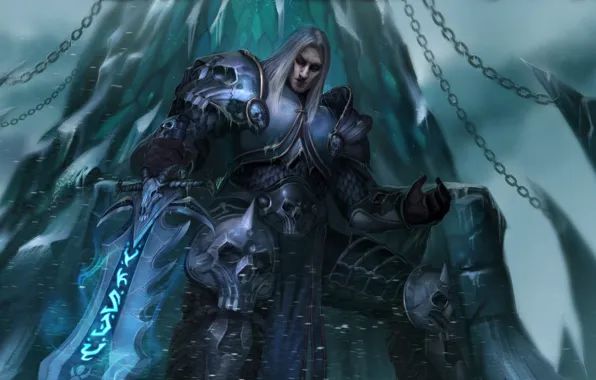 Картинка World of Warcraft, Warcraft, wow, arthas, Arthas Menethil, frozen throne