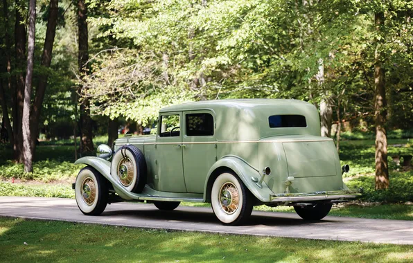 1932, ретро автомобили, Marmon, by LeBaron, retro cars, Marmon Sixteen, Marmon Sixteen Close-Coupled Sedan by …
