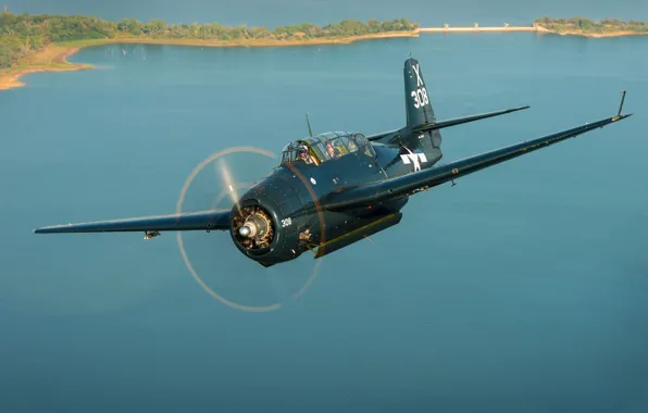 Винт, Вторая Мировая Война, Avenger, Grumman TBF Avenger, US NAVY, Торпедоносец-бомбардировщик, Grumman TBM Avenger