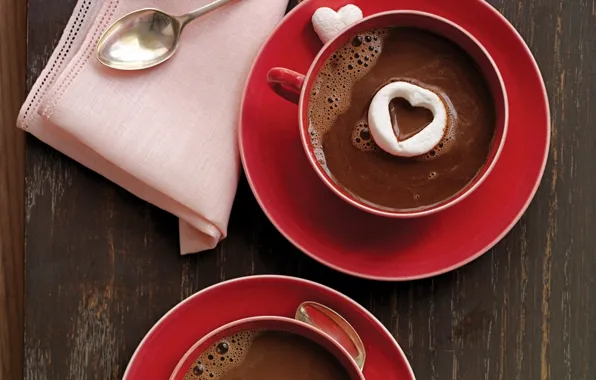Картинка любовь, сердце, кофе, молоко, чашка, love, heart, какао