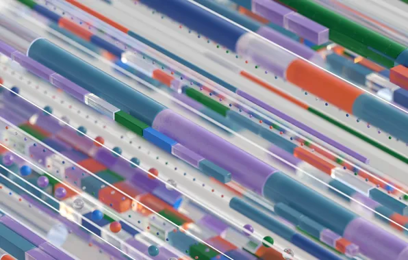 Картинка узор, краски, трубка, объем