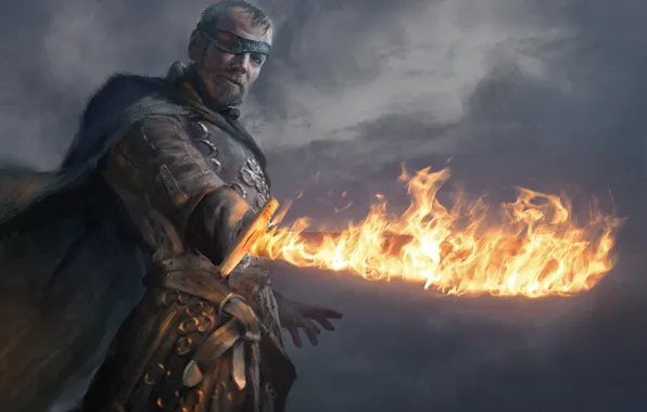 Огонь, меч, сериал, art, A Song of Ice and Fire, Game of Thrones, одноглазый, hbo