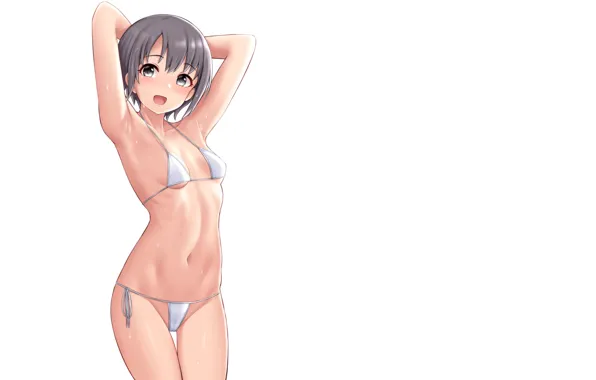 Kawaii, girl, sexy, anime, short hair, babe, cute, bikini