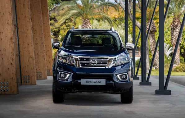 Картинка Nissan, пикап, Double Cab, Navara, тёмно-синий, 2019